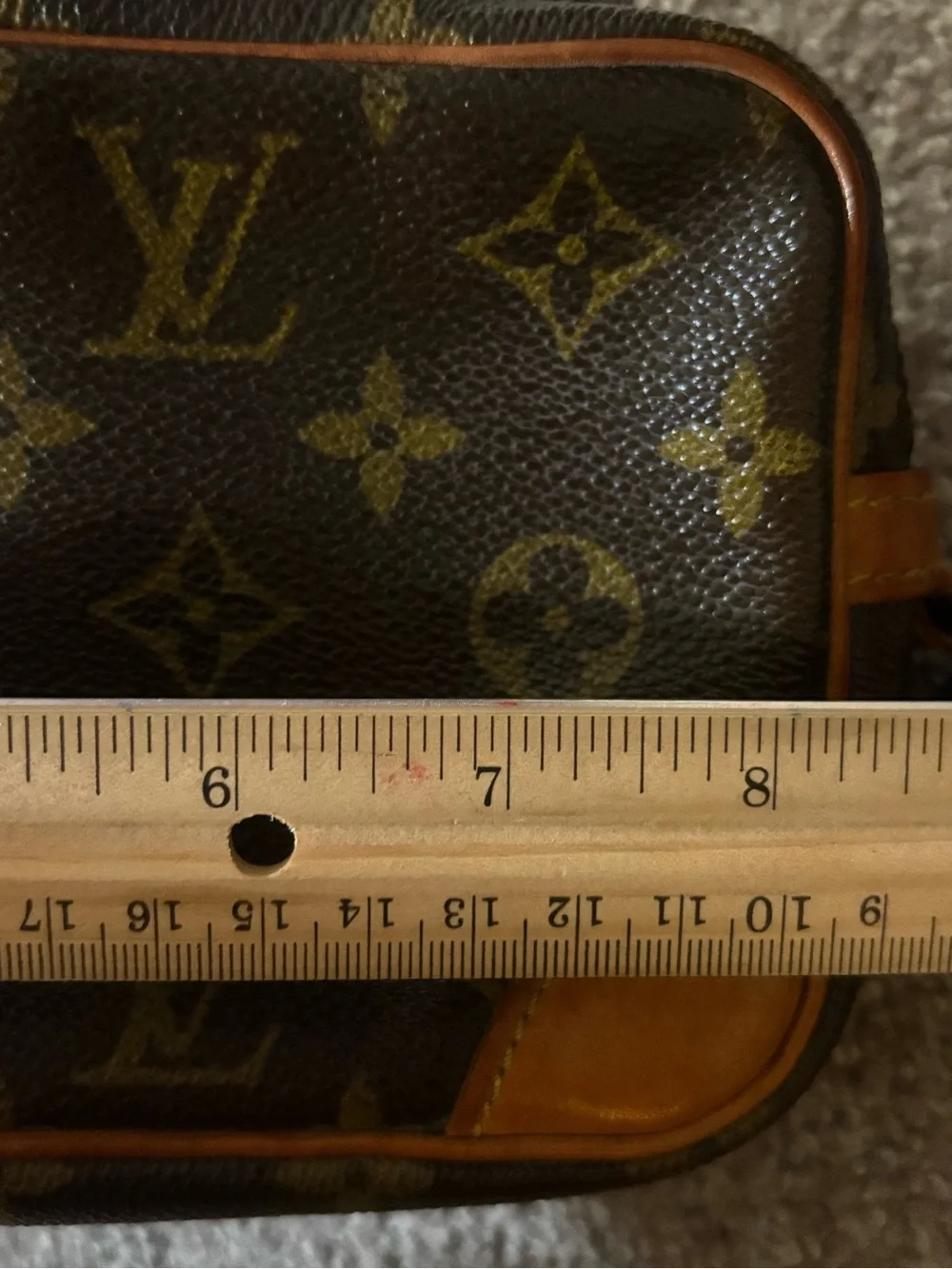Authentic Louis Vuitton Monogram Marly Dragone PM Clutch Handbag